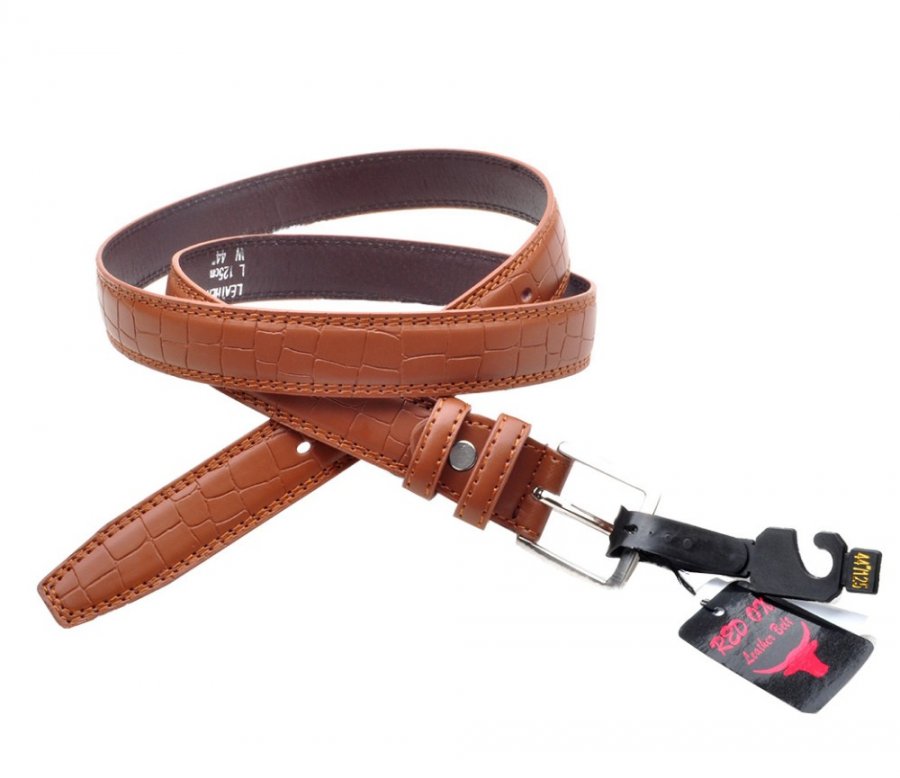 Bulk Buy Leather Belts 3.0cm Brown BLT1111-2 - Click Image to Close