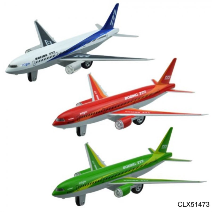9" Boeing 777 Airliner (6 Pcs/Box) CLX51473 - Click Image to Close