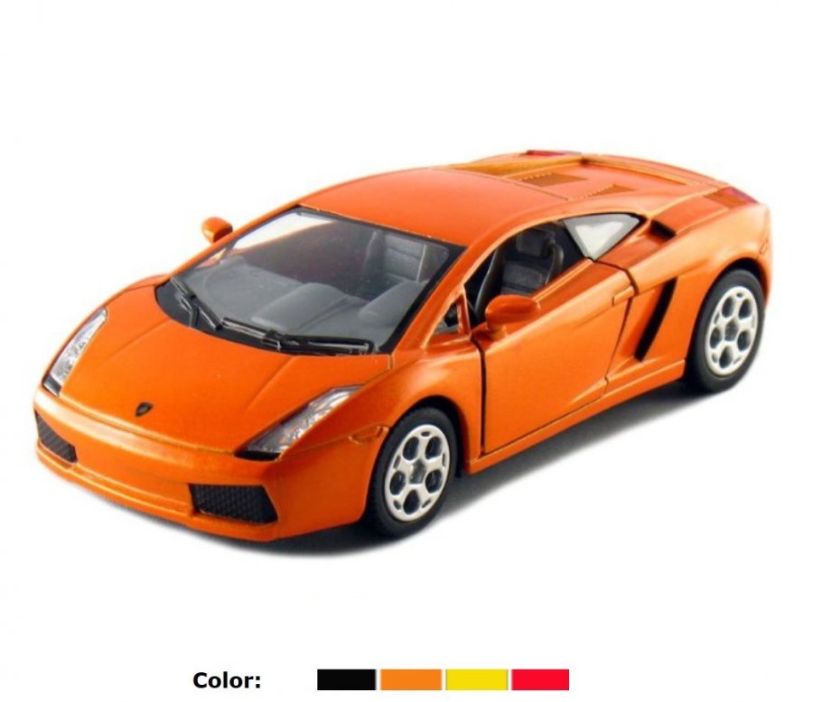 Lamborghini Gallardo 1:32 (5" Asstd Colour) KT5098D - Click Image to Close