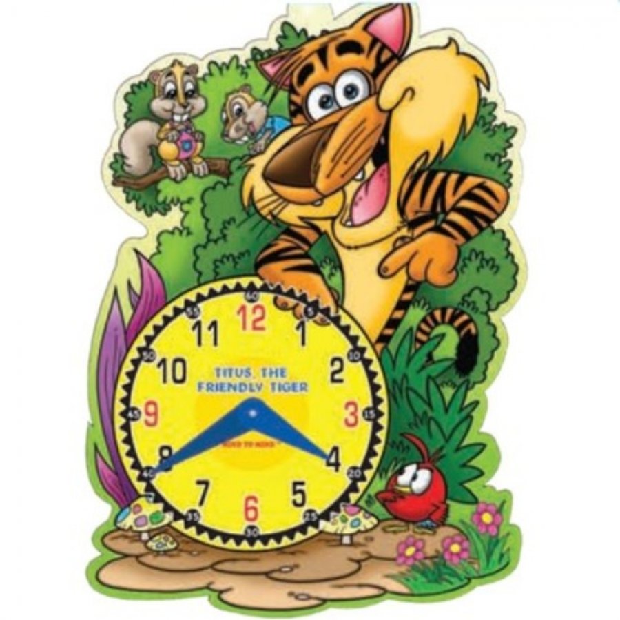 Let's Learn Time Titus, The Friendly Tiger (MM02154) - Click Image to Close