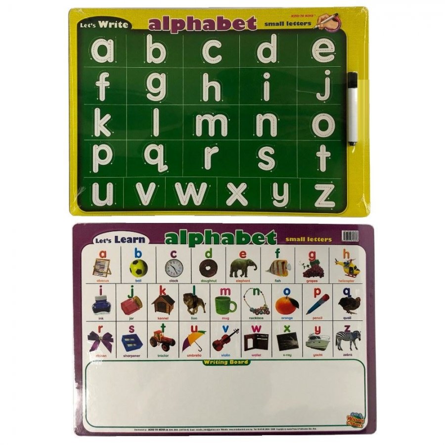 Writing Board Let's Write alphabet samll letters (MM16076) - Click Image to Close