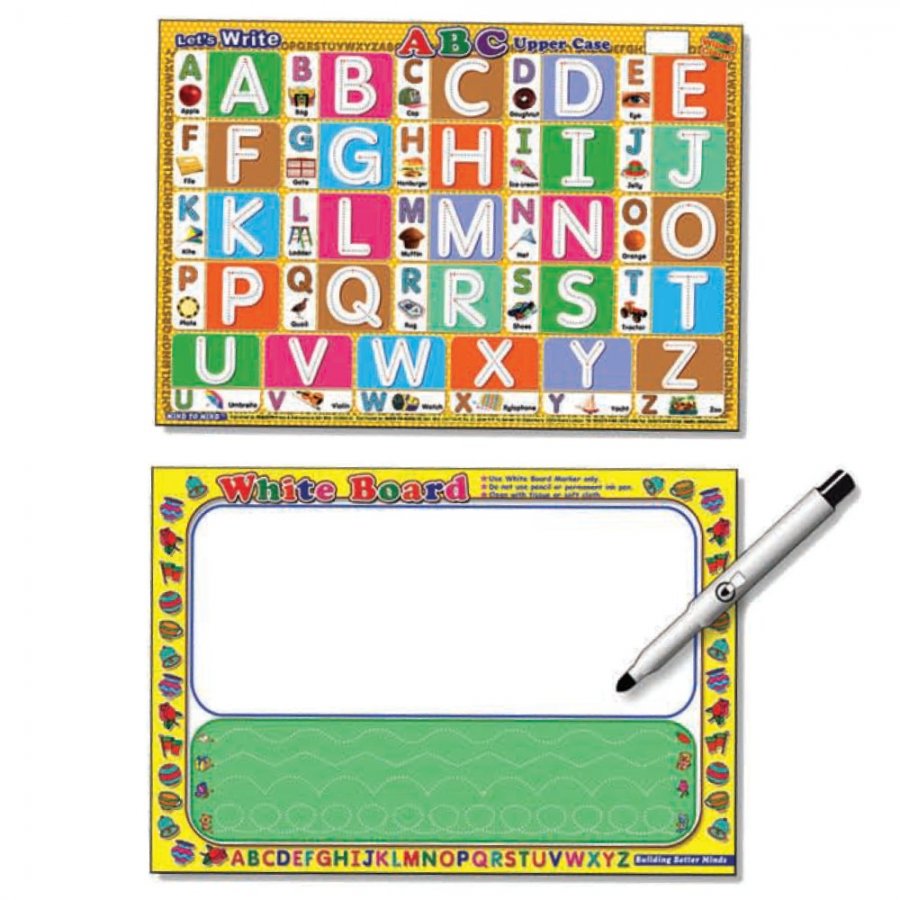 Writing Board Let's Write ABC Upper Case (MM60243) - Click Image to Close