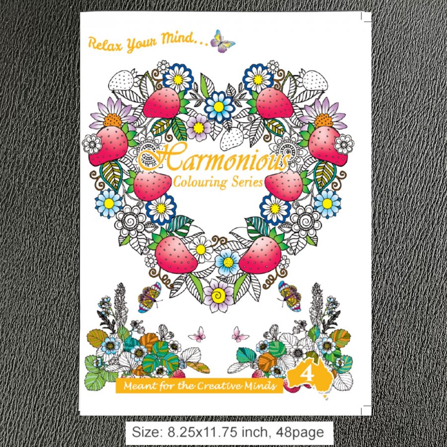 48 Pages Harmonious Colouring Series 4 (MM93203) - Click Image to Close