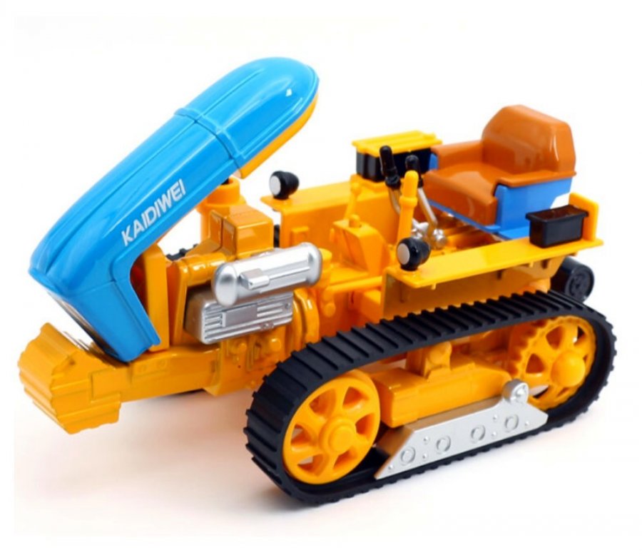 1:18 Tracked Tractor, Heavy Die cast Model KDW691012W - Click Image to Close