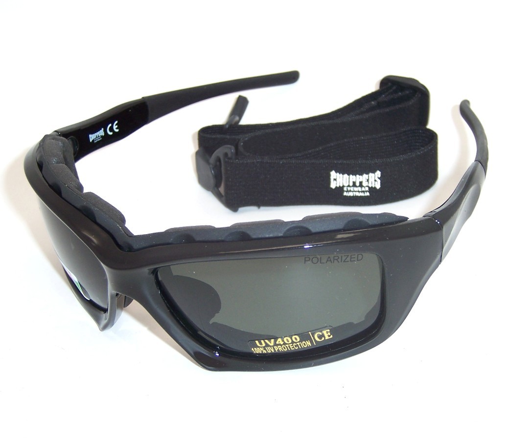 Choppers Convertible Polarized Goggles Sunglasses 8968-PL - Click Image to Close