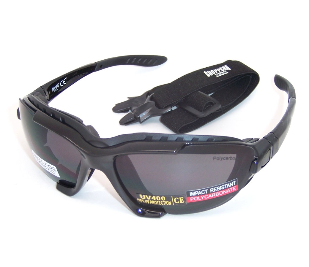 Choppers Convertible Goggles Sunglasses (Anti-Fog Coated) 91969-SM - Click Image to Close