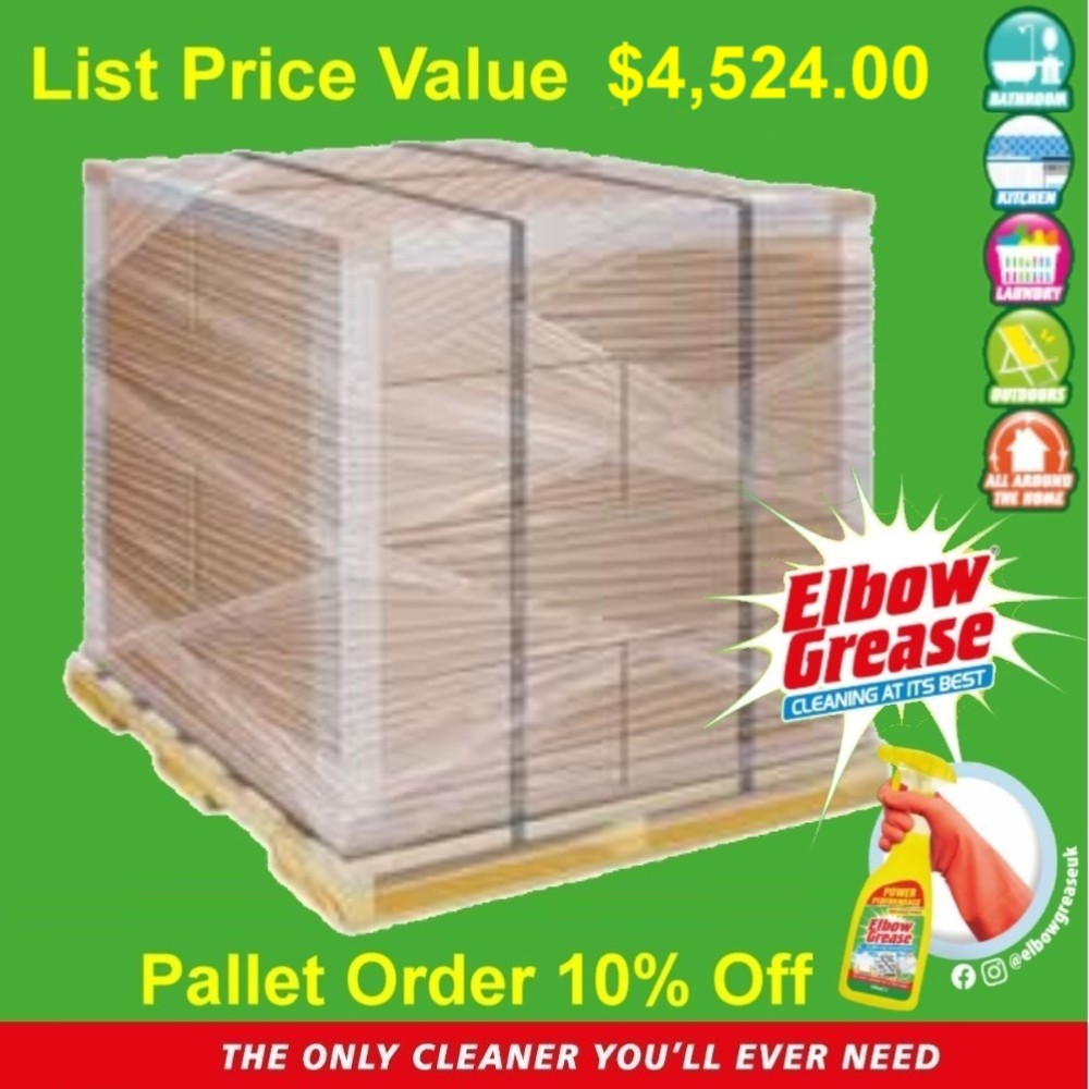 ELBOW GREASE ASST 1 PALLET - Click Image to Close