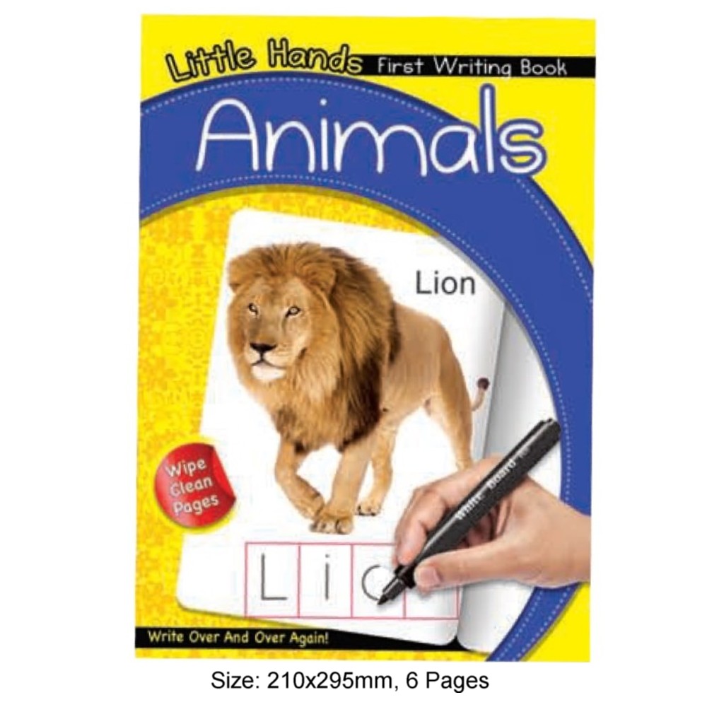 Little Hands First Writing Book Animals (MM17172) - Click Image to Close