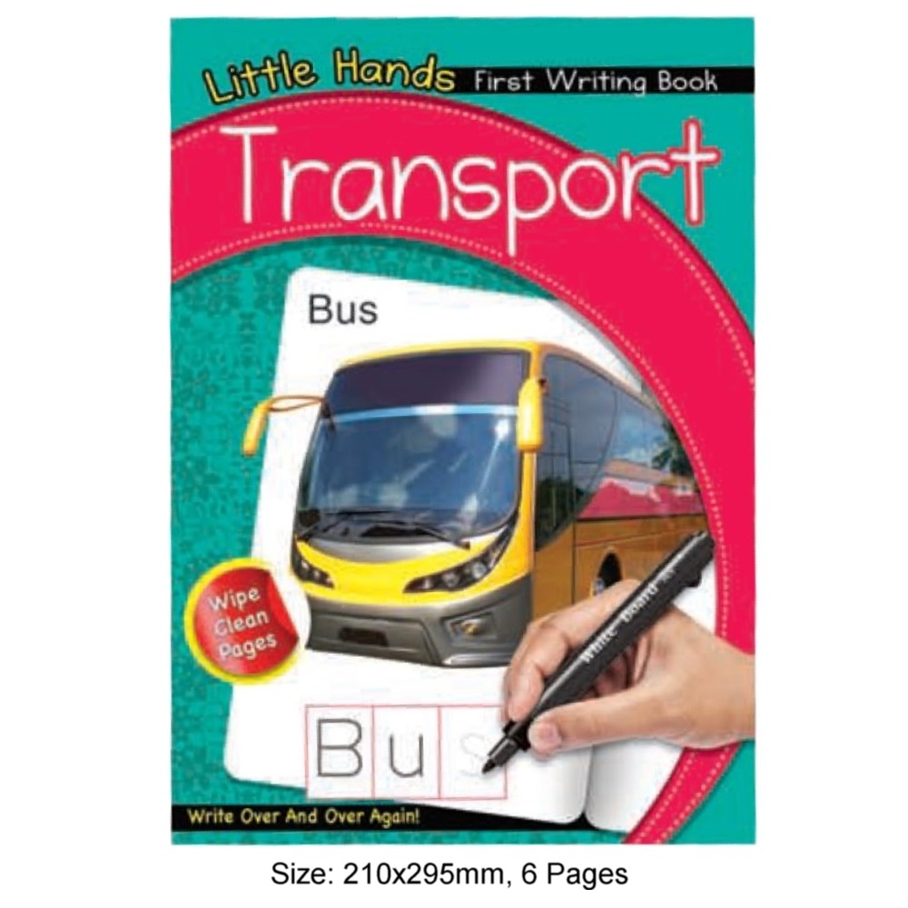 Little Hands First Writing Book Transport (MM17196) - Click Image to Close