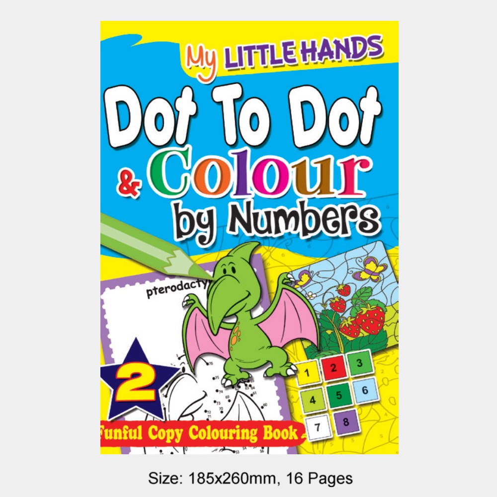 My Little Hands Dot To Dot & Colour by Numbers Book 2 (MM74959) - Click Image to Close
