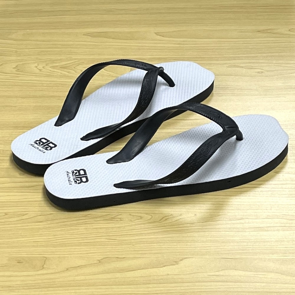 Rubber Strap Mens Double Pluggers Sandals Size#13 - Click Image to Close