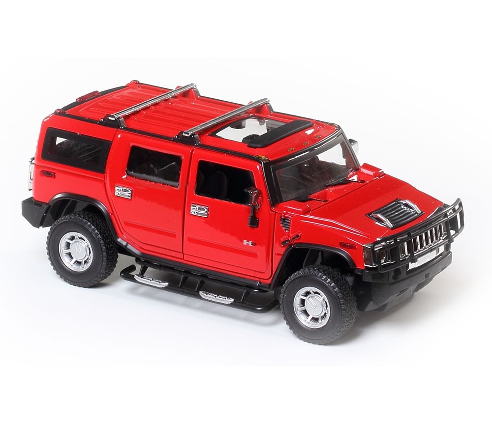 1:24 Hummer H2 Red Colour MZ26020A-RD - Click Image to Close