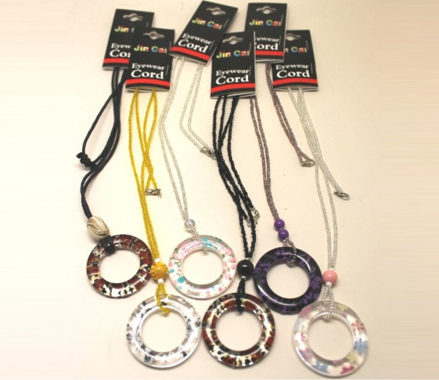 Fashion Eyewear Pendant-Round (Mixed colour) ACC-801