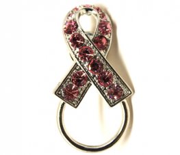 Fashion Eyewear Brooch - Pink Ribbon ACC-EH0001  Fashion Eyewear Brooch - Pink Ribbon ACC-EH0001