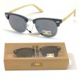 Clubmaster Bamboo Polycarbonate Sunglasses BA101