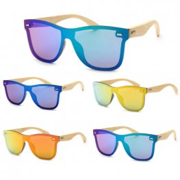 Aviator Bamboo Polycarbonate Sunglasses BSG002 Aviator Bamboo Polycarbonate Sunglasses BSG002