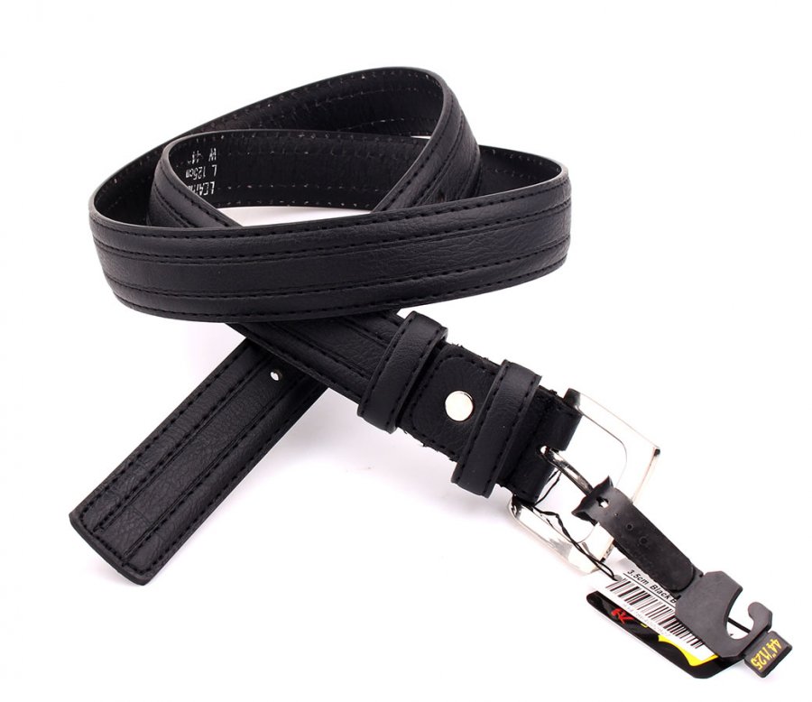 Belts, Width 3.5cm, Black BLT1219-1 - Click Image to Close