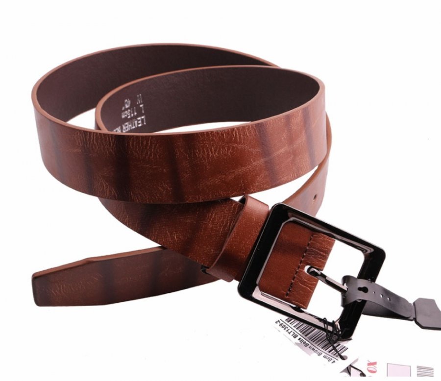 Bulk Buy Belts 4.0cm Dark Brown BLT1309-2 - Click Image to Close