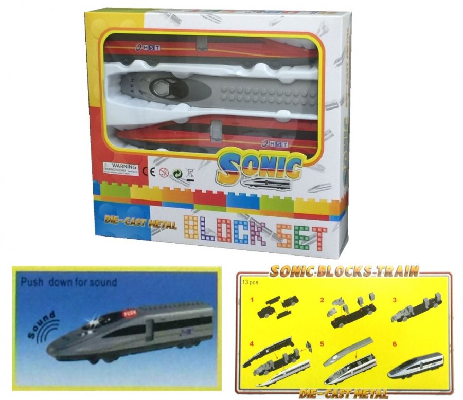 Sonic Bloks Train Diecast Model DC-9000P