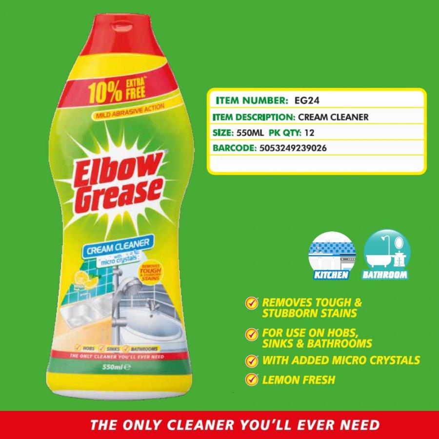 ELBOW GREASE CREAM CLEANER 550ML