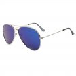 Flat Lens Aviator Metal Sunglasses AV013