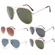 Aviator Metal Sunglasses Large Size AV009-1