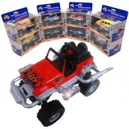 1:32 Diecast Model Off Road 4WD Convertible Outback Monster Truck (8 Asst). AO855W  1:32 Diecast Model Off Road 4WD Convertible Outback Monster Truck (8 Asst). AO855W