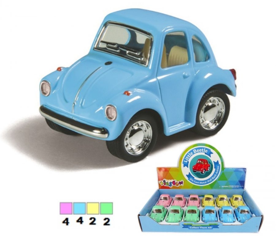 2" Little Beetle (4 Pastel Colors) KT2001DY - Click Image to Close