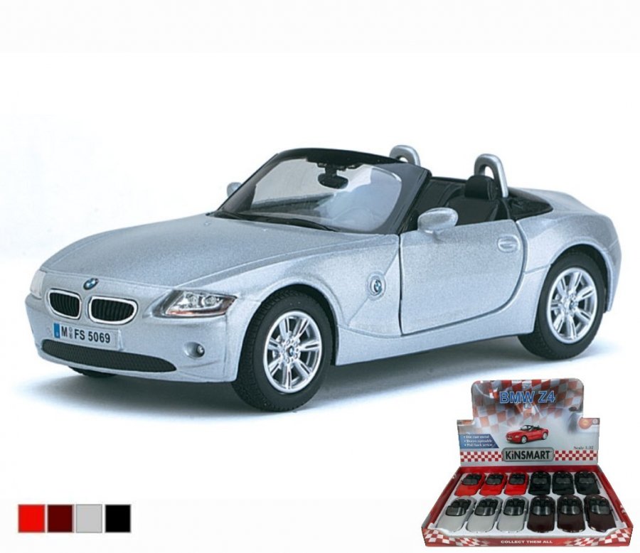 1:32 5" BMW Z4 Diecast Models KT5069D - Click Image to Close