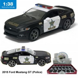 1:38 2015 Ford Mustang GT Police Car KT5386DP 1:38 2015 Ford Mustang GT Police Car KT5386DP