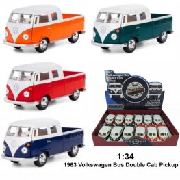 1:34 1963 Volkswagen Bus Double Cab Pickup KT5387D  1:34 1963 Volkswagen Bus Double Cab Pickup KT5387D