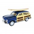 1:40 5" 1949 Ford Woody Wagon with surfboard (4 Colors) KT5402DS1