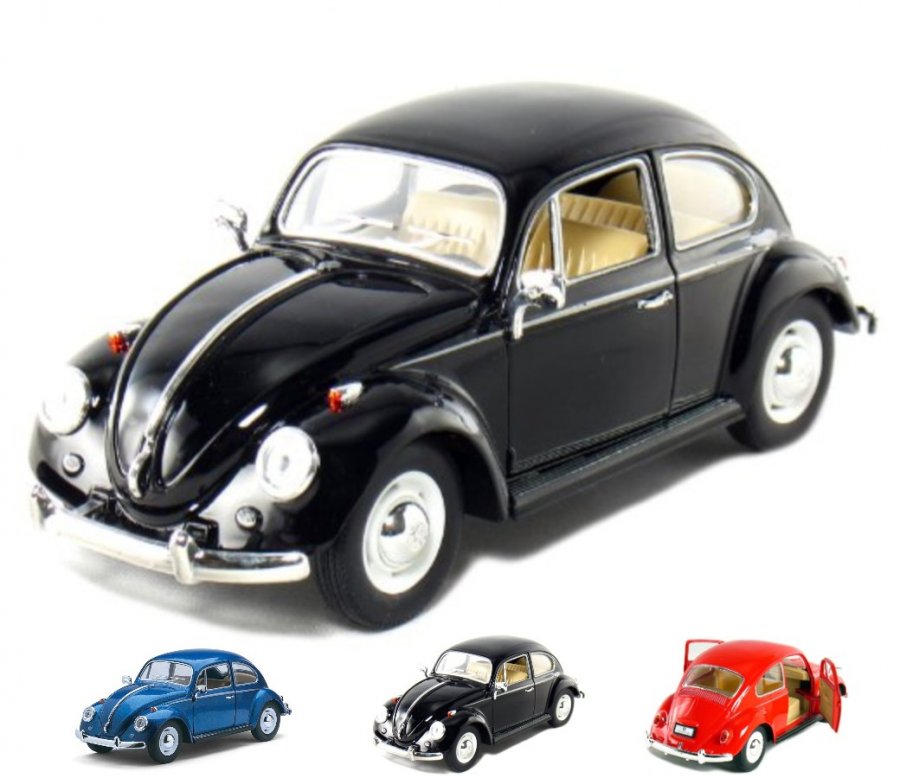 1:24 1967 Volkswagen Classic Beetle (6 Pcs/Box) KT7002D - Click Image to Close