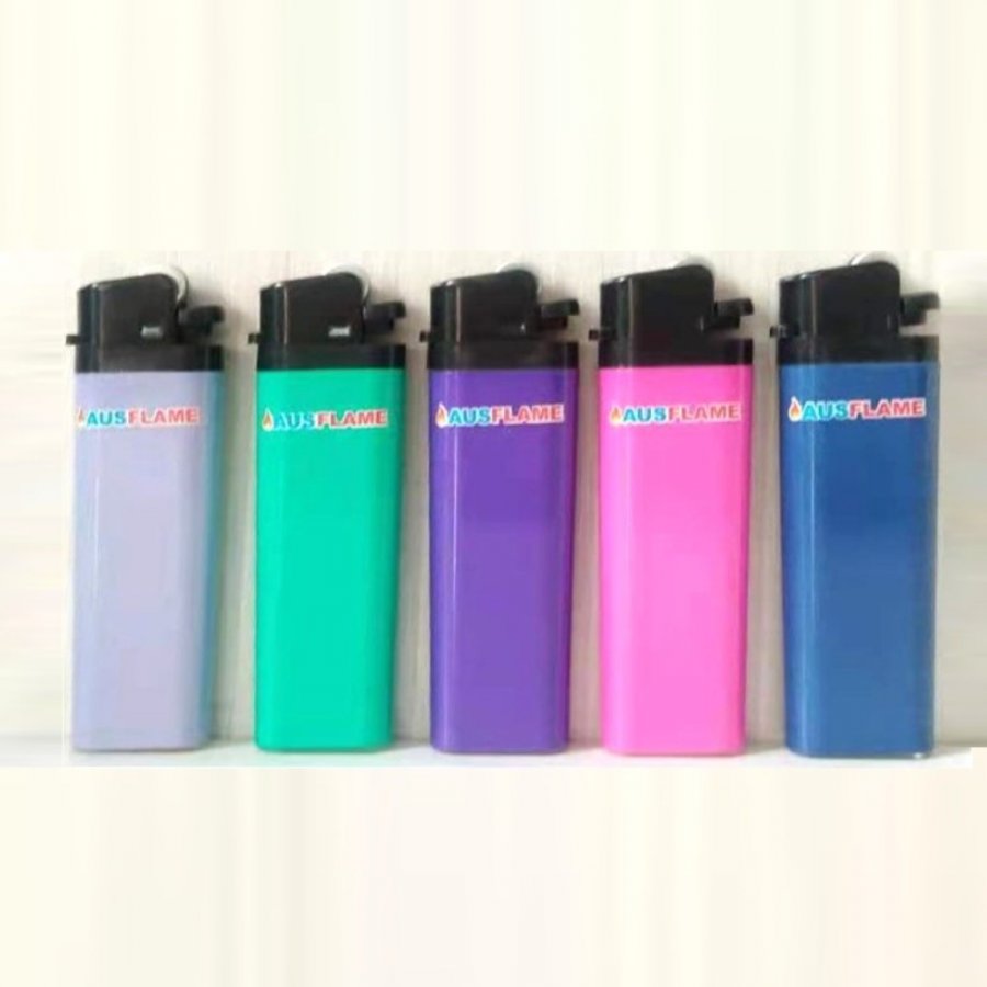 Black Head Disposable Flint Gas Lighters - DL-845-BH