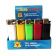 Solid Colors Disposable Flint Gas Lighters - DL-845-SC