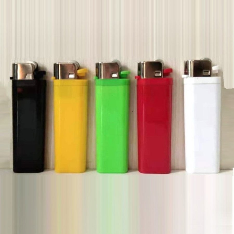 Solid Colors Disposable Flint Gas Lighters - DL-845-SC