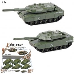 8" Diecast Models 1:24 Combat Tank (2 Styles)  8" Diecast Models 1:24 Combat Tank (2 Styles)