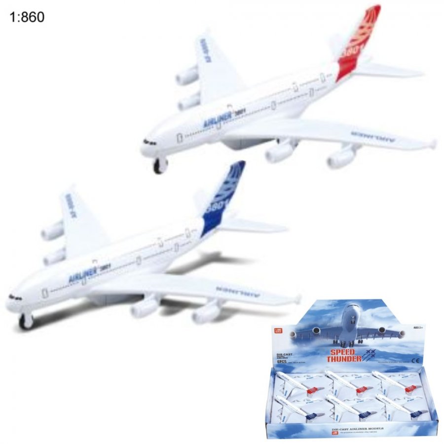 5" Diecast Models 1:860 Airline (2 Assot) MLQ2494D-6