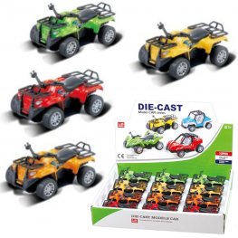3.5" Diecast Models 1:43 Smart ATV (4 Colours)  3.5" Diecast Models 1:43 Smart ATV (4 Colours)
