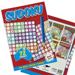 72 Pages Sudoku Book RED (MM00802) 72 Pages Sudoku Book RED (MM00802)