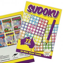 72 Pages Sudoku Book YELLOW (MM00901) 72 Pages Sudoku Book YELLOW (MM00901)