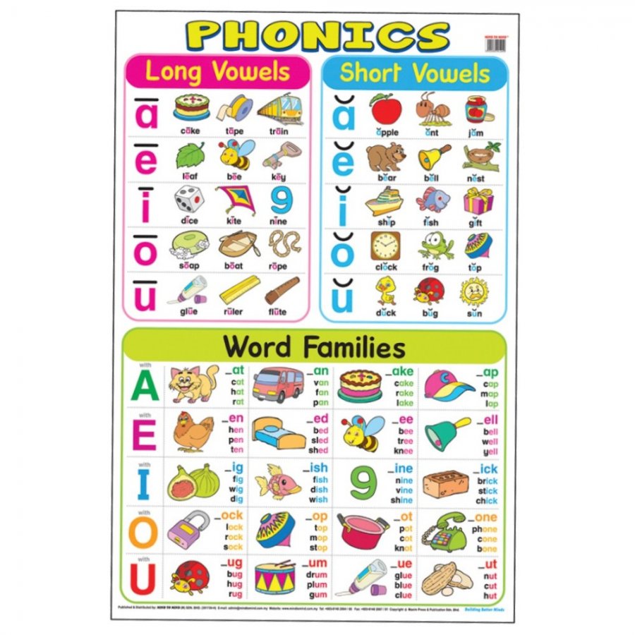 Phonics - Educational Chart (MM01249)