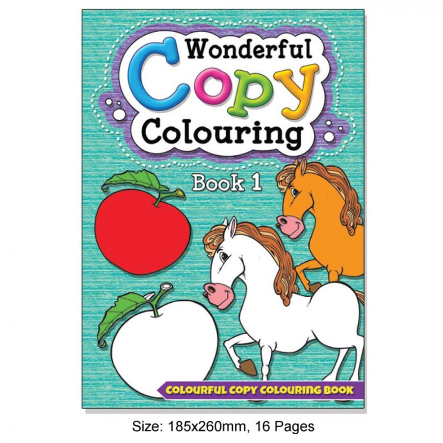 Wonderful Copy Colouring Book 1 (MM08301)