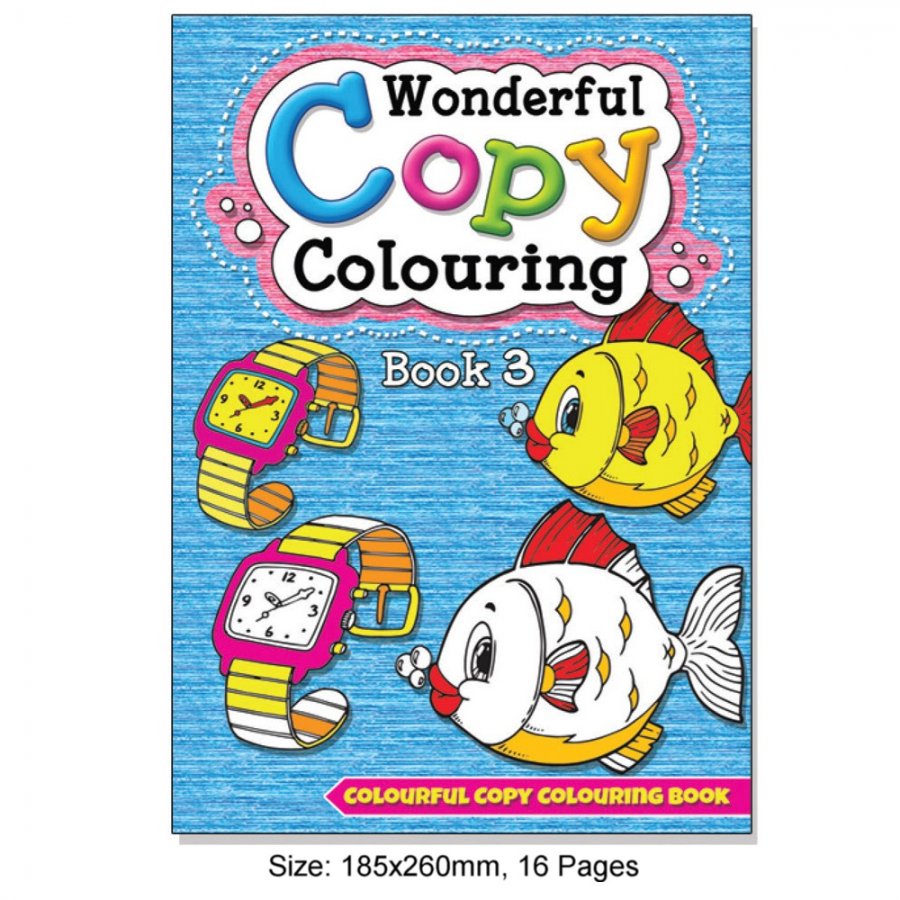 Wonderful Copy Colouring Book 3 (MM08509) - Click Image to Close