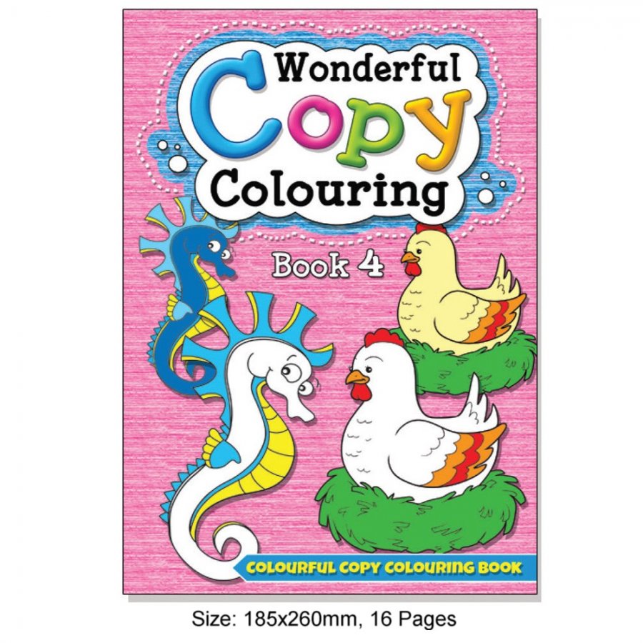 Wonderful Copy Colouring Book 4 (MM08608)