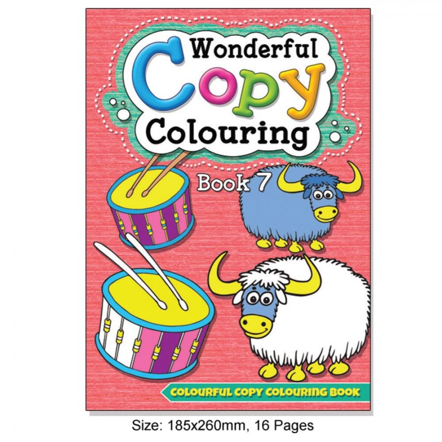 Wonderful Copy Colouring Book 7 (MM08905)