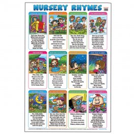 Nursery Rhymes - Educational Chart (MM09014)  Nursery Rhymes - Educational Chart (MM09014)