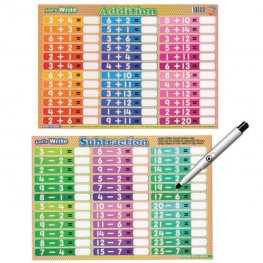 Writing Board Let's Write Addition & Subtraction (MM10821)  Writing Board Let's Write Addition & Subtraction (MM10821)