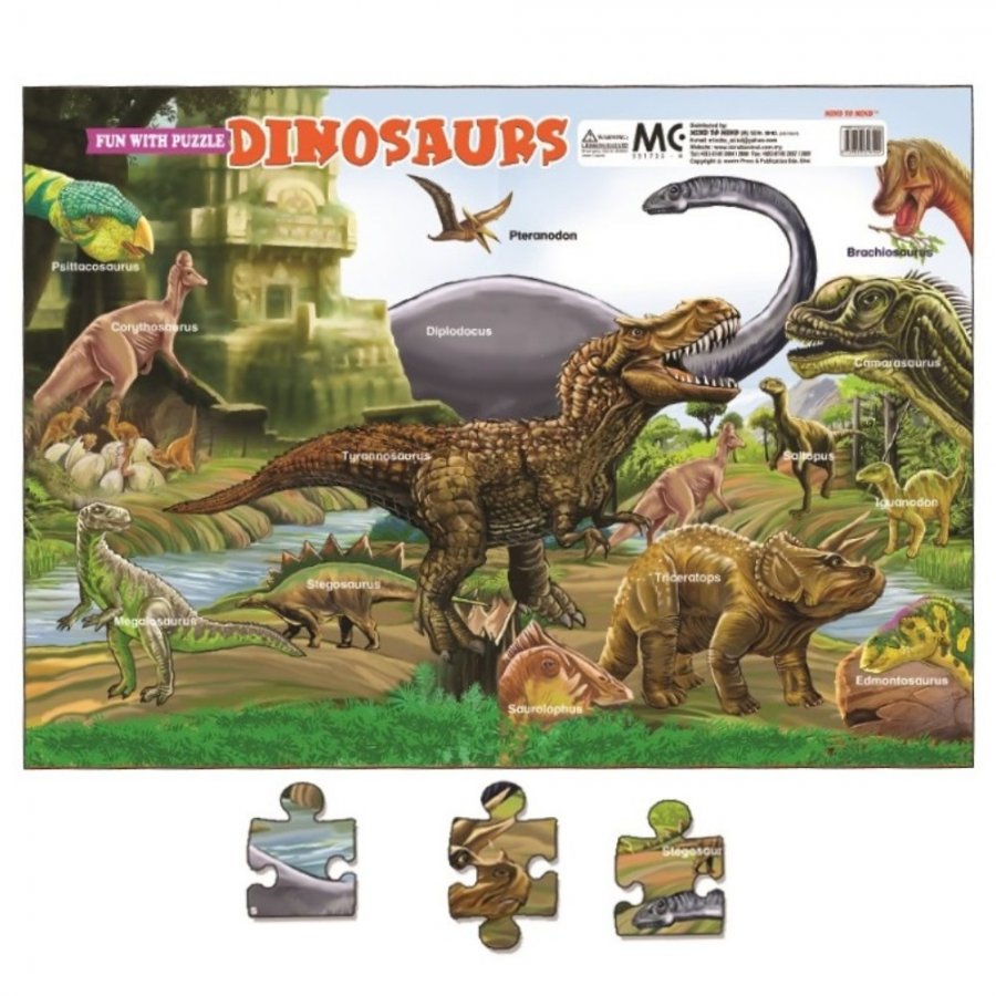 Fun With Puzzles Dinosaurs (MM16144) - Click Image to Close