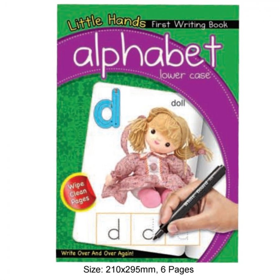 Little Hands First Writing Book Alphabet Lower Case (MM17158) - Click Image to Close